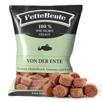 FrostFutter.de - FetteBeute BARF Komplettmenü Nuggets mit rein tierischer Rezeptur von der Ente