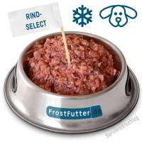 Rind Select mit Obst und Gemüse - BARF Frostfleisch für Hunde